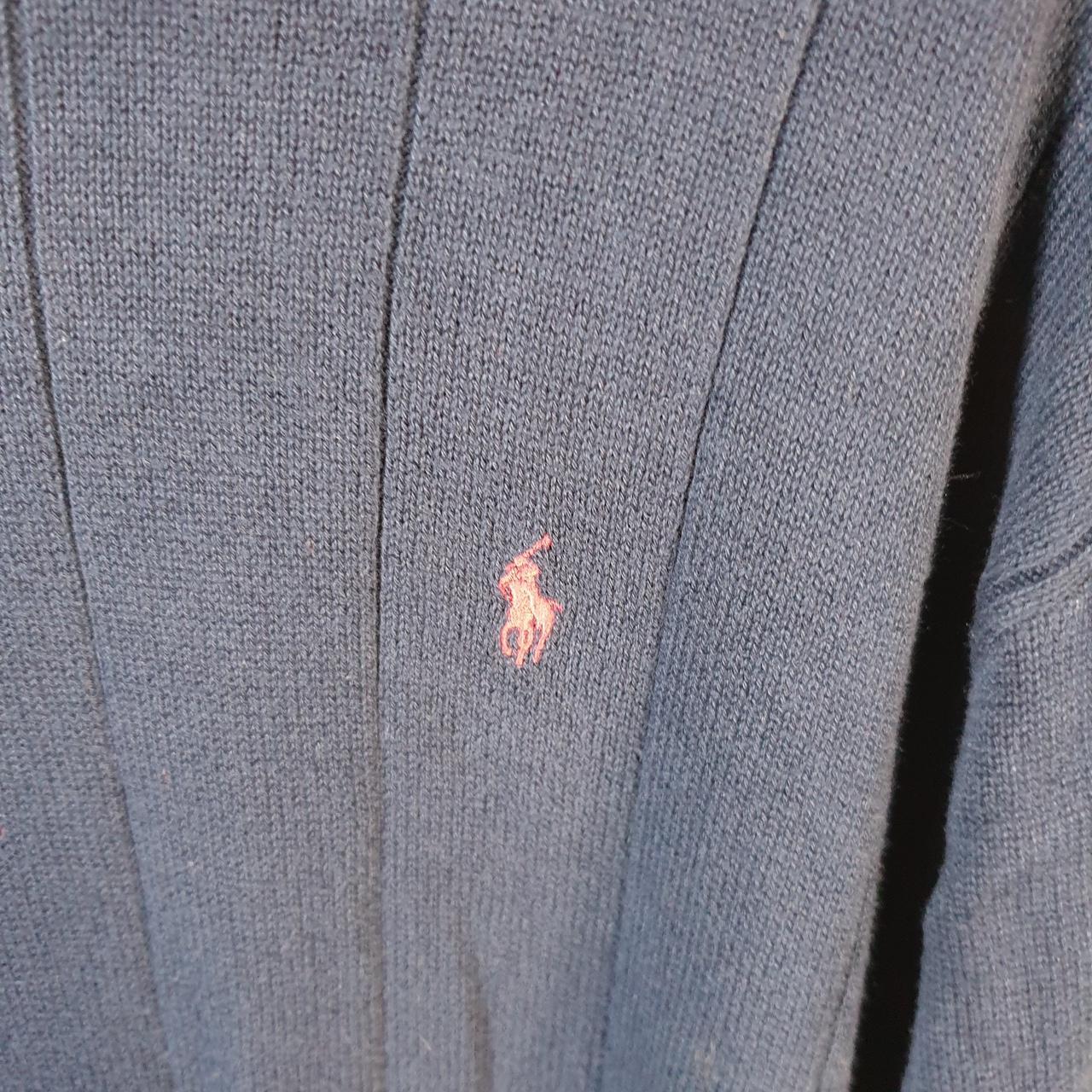 Vintage Ralph Lauren Polo Sweatshirt Men’s XL Navy Blue Cotton Pullover Pony