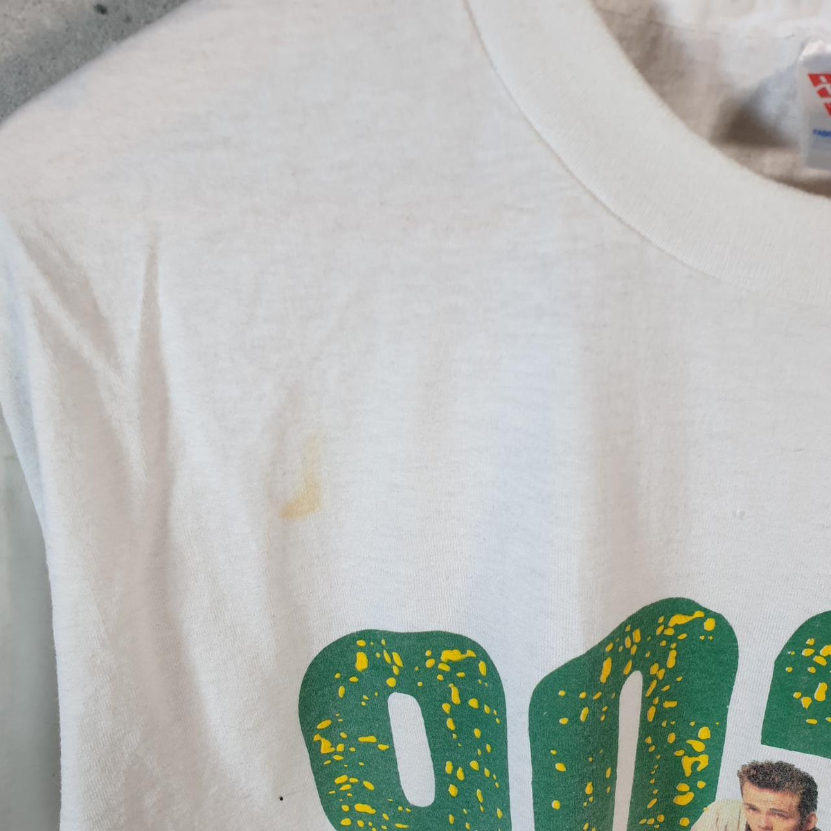 Vintage Hanes 90210 Beverley Hills 90s USA Single Stitch T Shirt Men’s XL White C9411