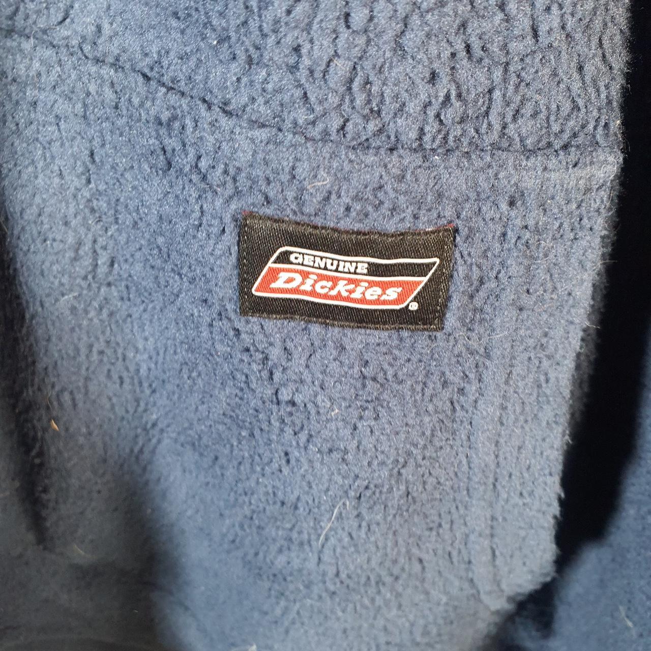 Vintage Dickies Workwear Fleece Hoodie Men’s Large Navy Blue Y2K Pullover