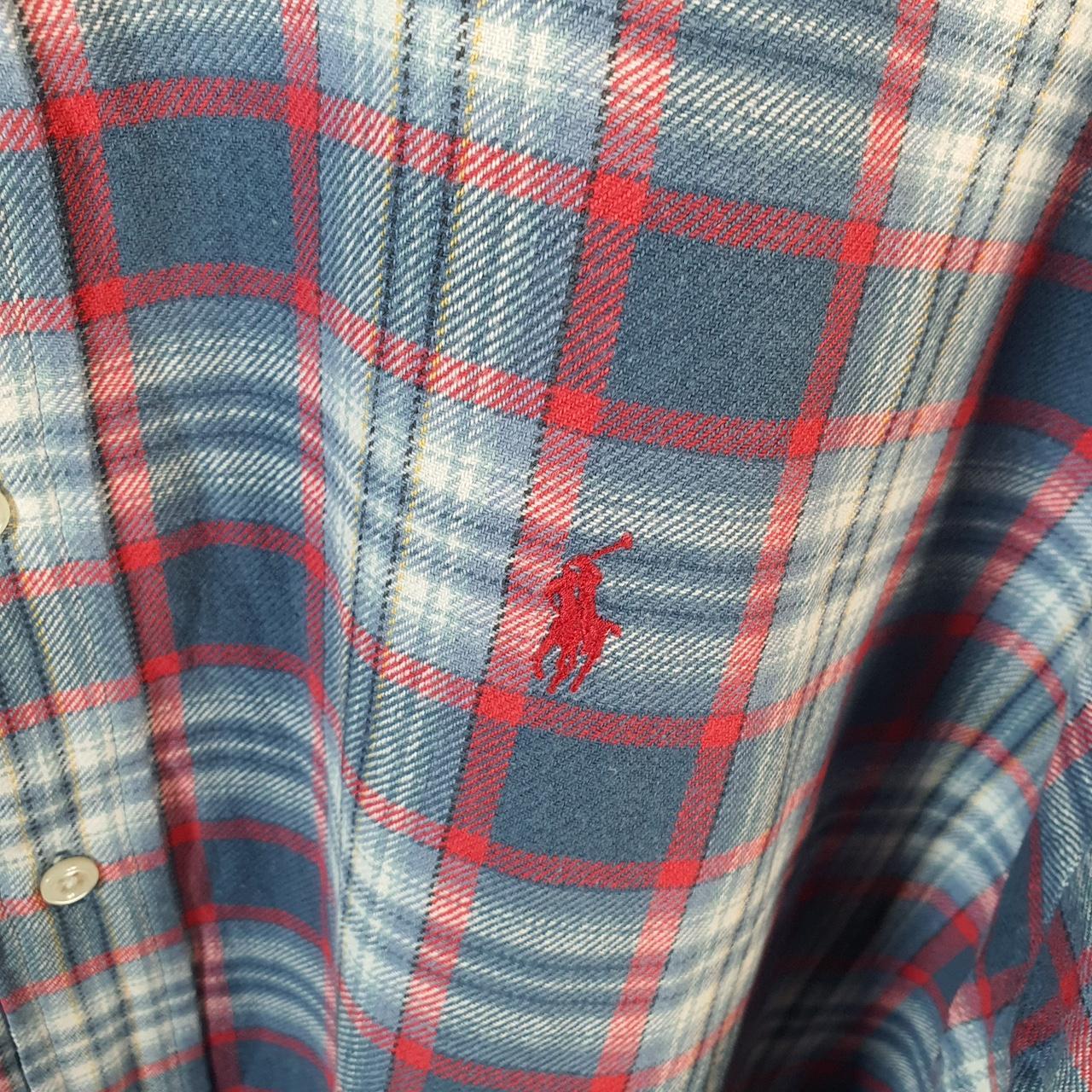 Vintage Ralph Lauren Button Down Shirt Men’s XL Blue Blake Fit Cotton Pony