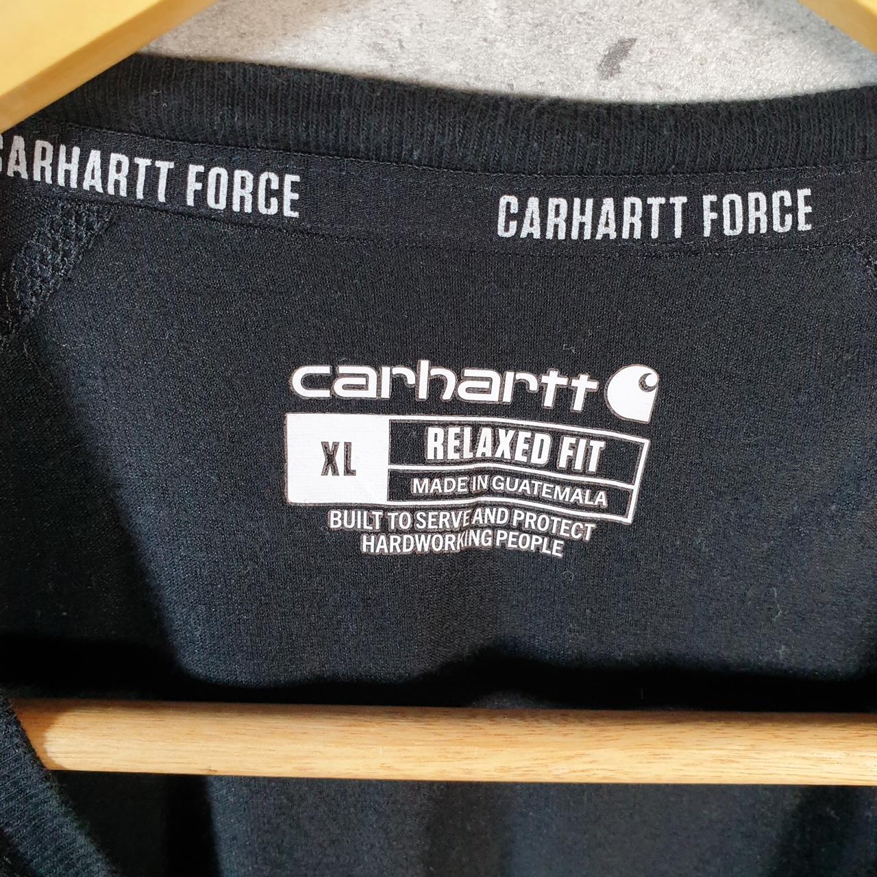 Vintage Carhartt Pocket T Shirt Men’s XL Black Workwear Chore Utility Relaxed Fit C9177