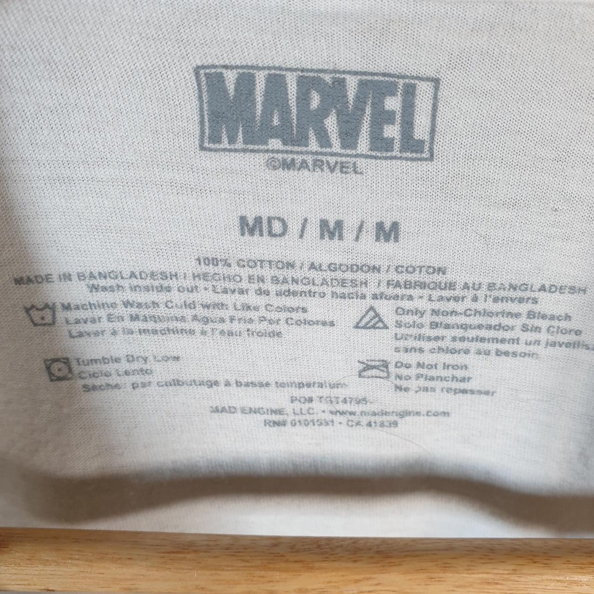 Vintage Marvel Venom Marching T Shirt Shirt Men’s Medium White Graphic Cartoon C9686