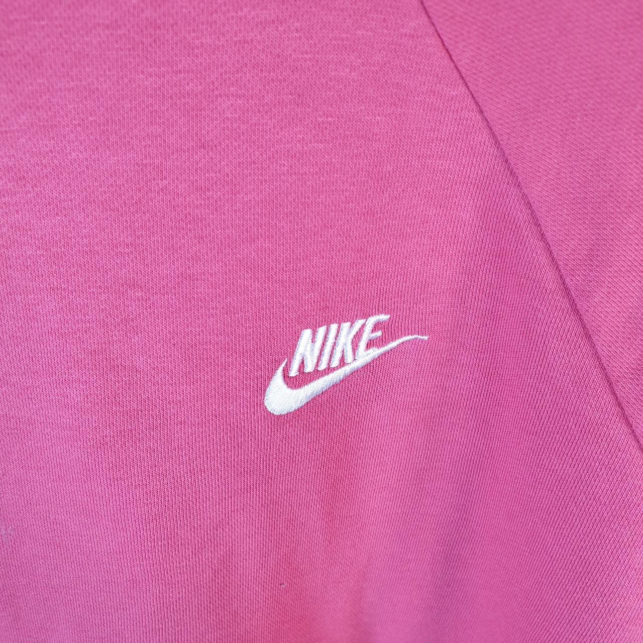 Vintage Nike Club Embroidered Hoodie Womens XL Pink Swoosh Y2K Pullover