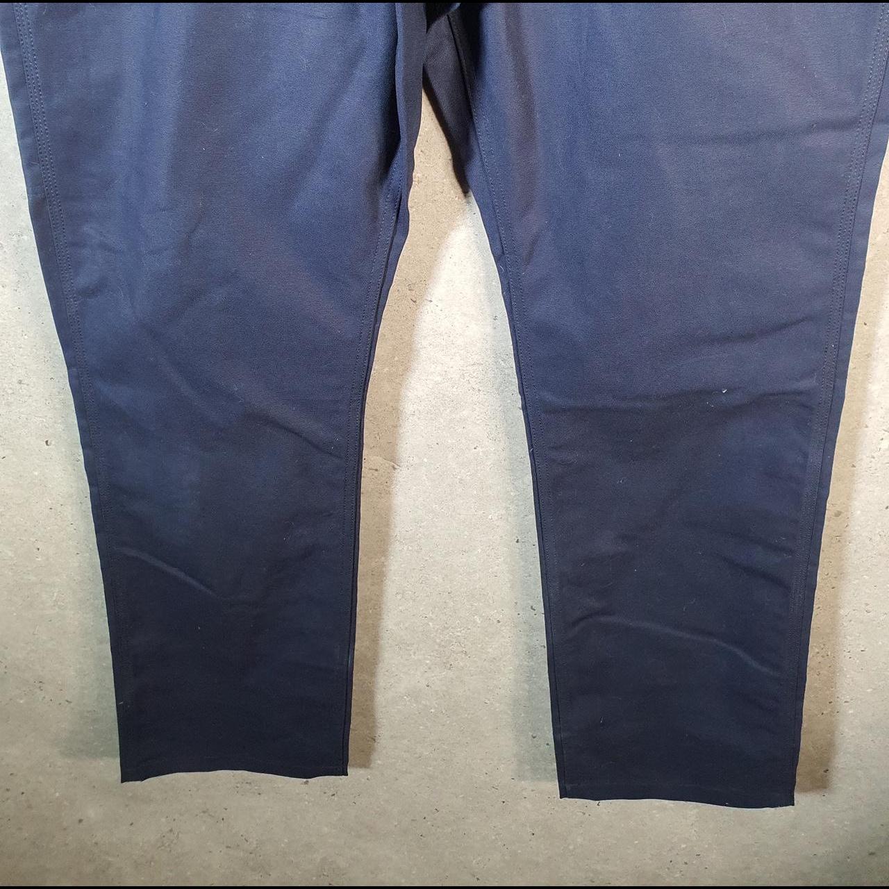 Vintage Carhartt Carpenter Trousers Mens W38 L34 Navy Blue Relaxed Fit Workwear USA