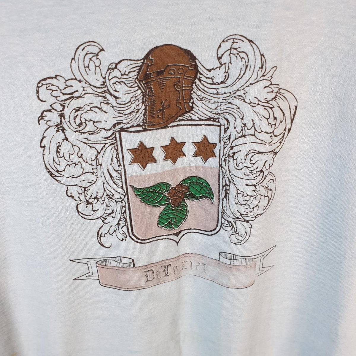 Vintage Sof Tee TeeJays 90s USA Single Stitch T Shirt Men’s Large Blue Big Fish Vintage