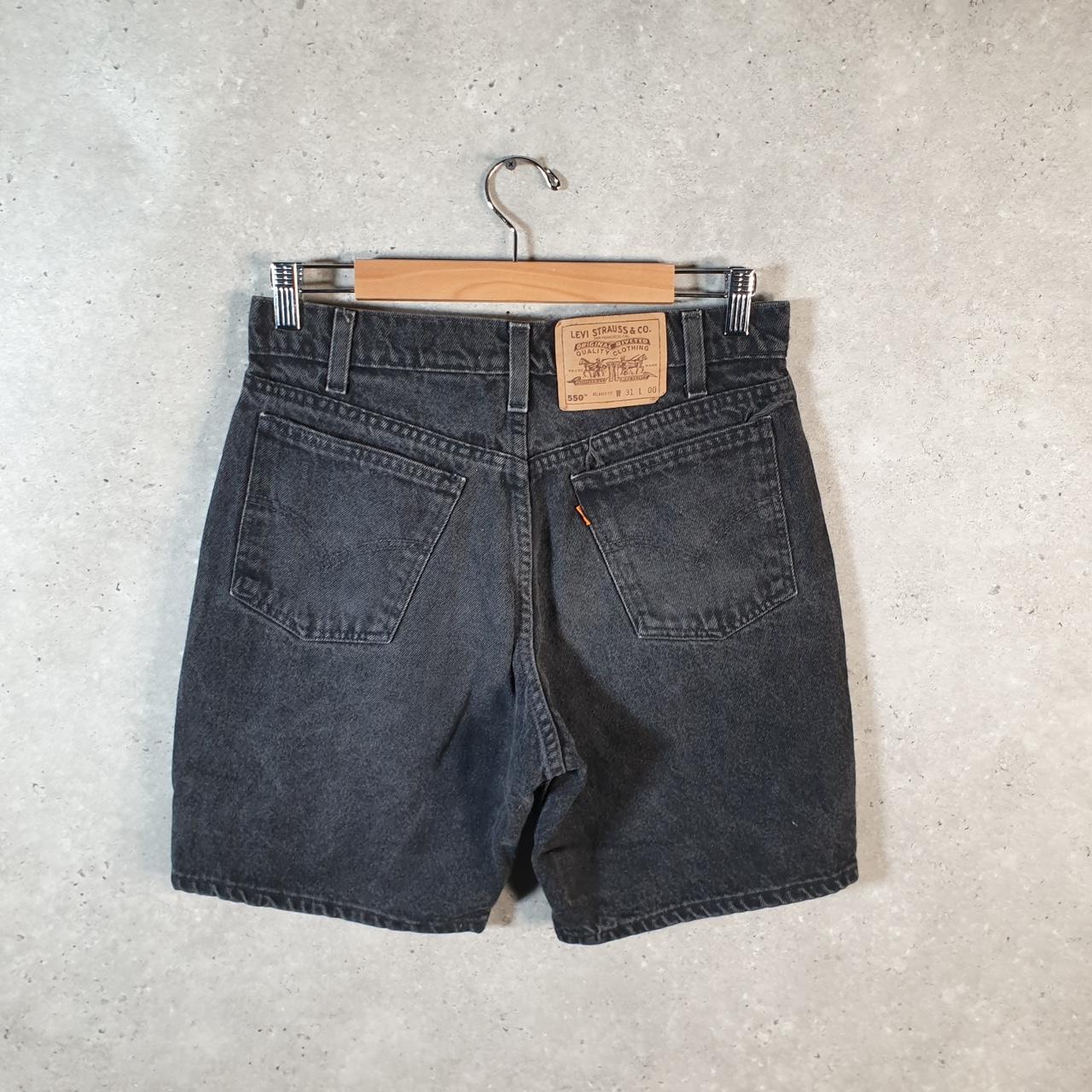 Vintage Levi’s 550 Baggy Shorts Jorts Cargo Mens W31 Grey Relaxed Denim