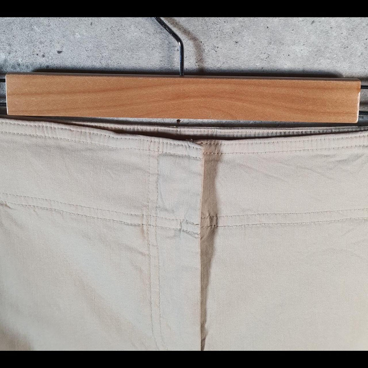 Vintage Izod Golf Chino Shorts Jorts Cargo Womens W34 Brown Baggy Cotton A4416
