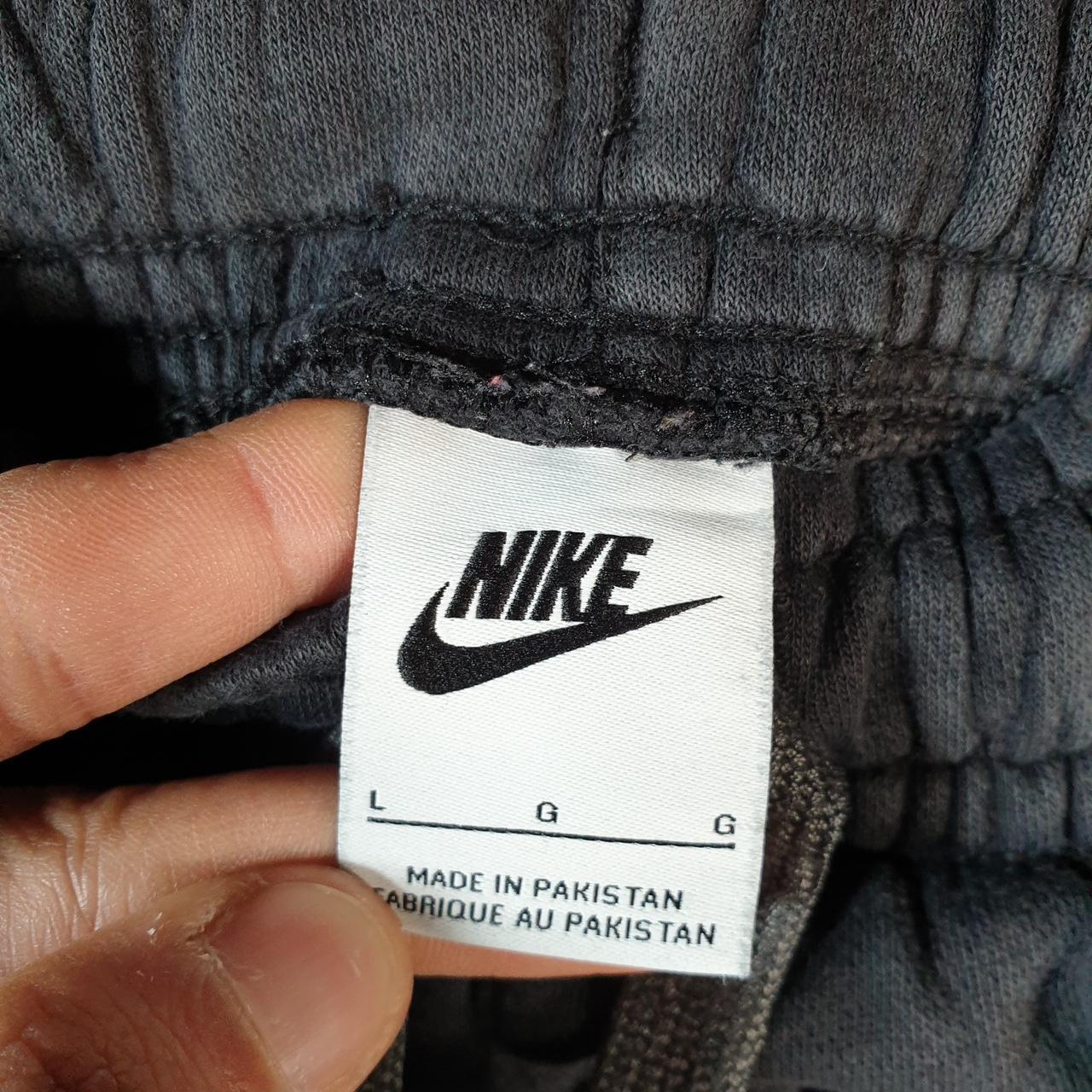 Vintage Nike Just Do It Sweatpant Joggers Womens Large Black Swoosh Sports Tracksuit Big Fish Vintage