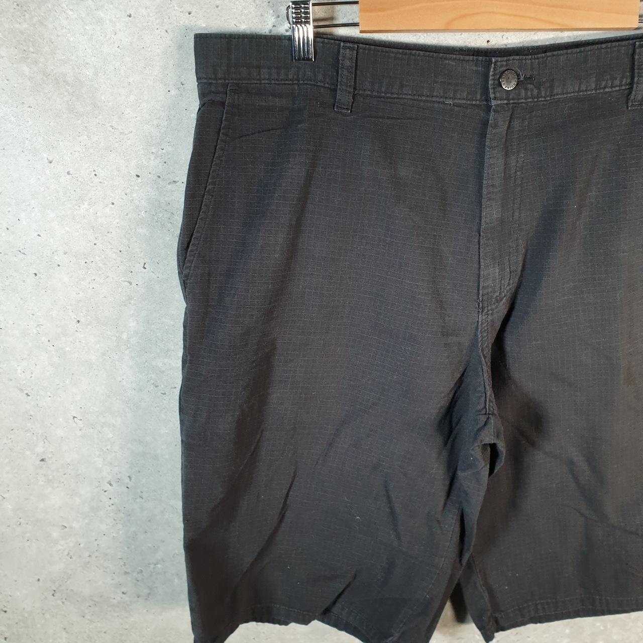 Vintage Dickies Baggy Chino Shorts Jorts Cargo Mens W38 Black Relaxed Fit