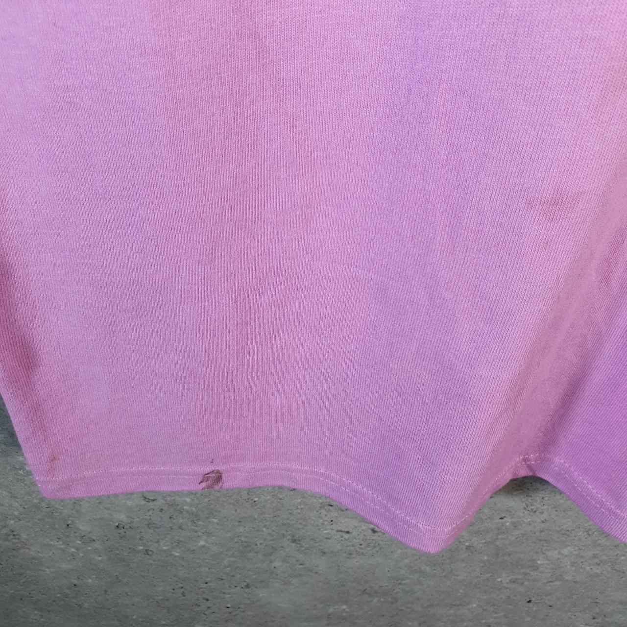 Vintage Champion Spellout T Shirt Men’s XS Pink Casual USA Athletic