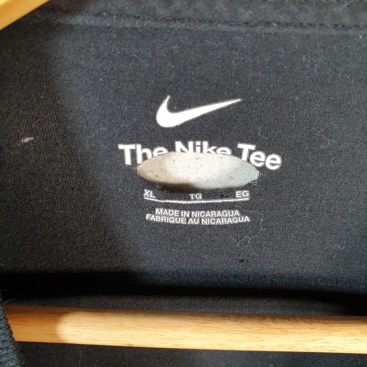 Vintage Nike Swoosh Spellout T Shirt Shirt Men’s XL Black Logo Athletic C9926