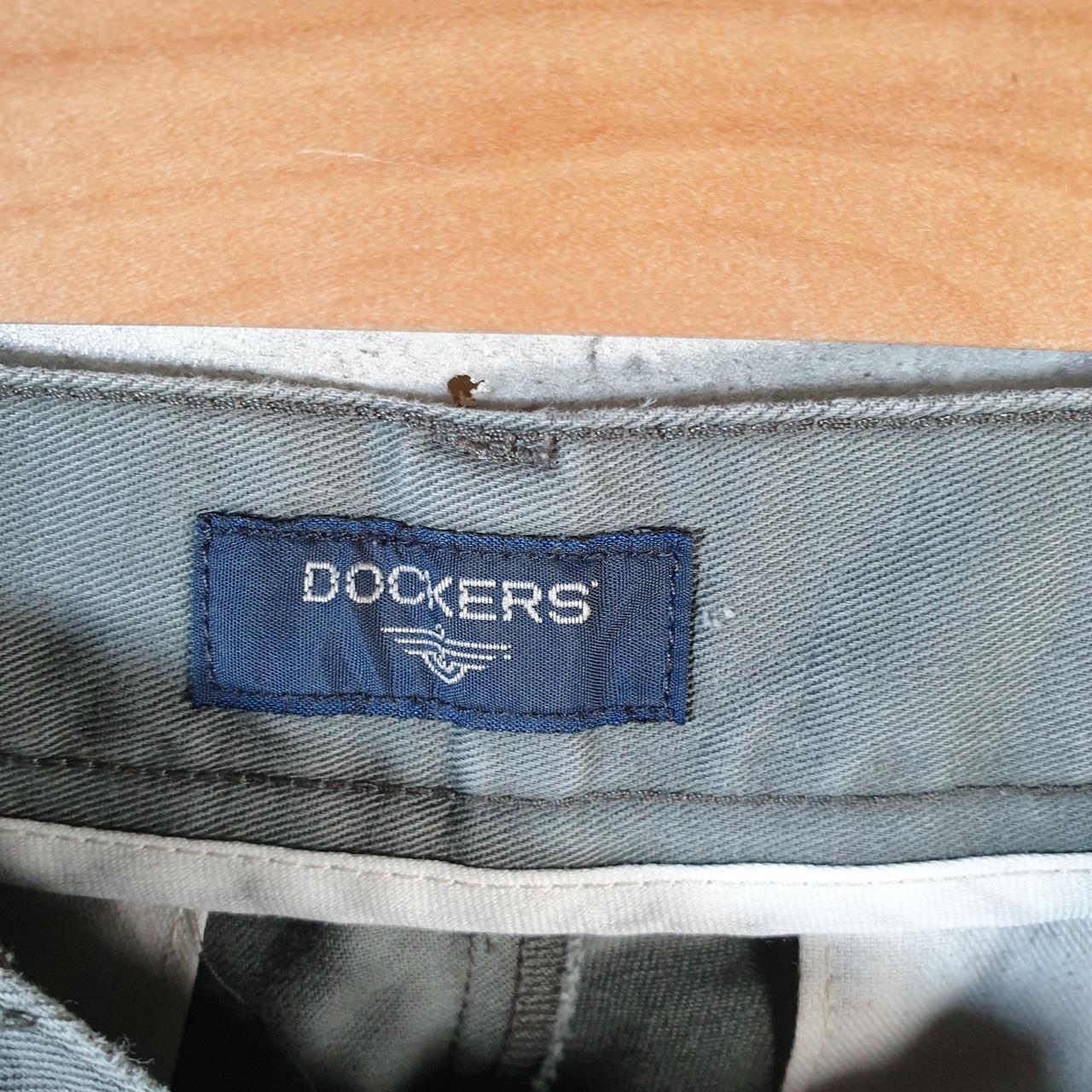 Vintage Dockers Chino Shorts Jorts Cargo Men’s W30 Khaki Green Baggy Cotton