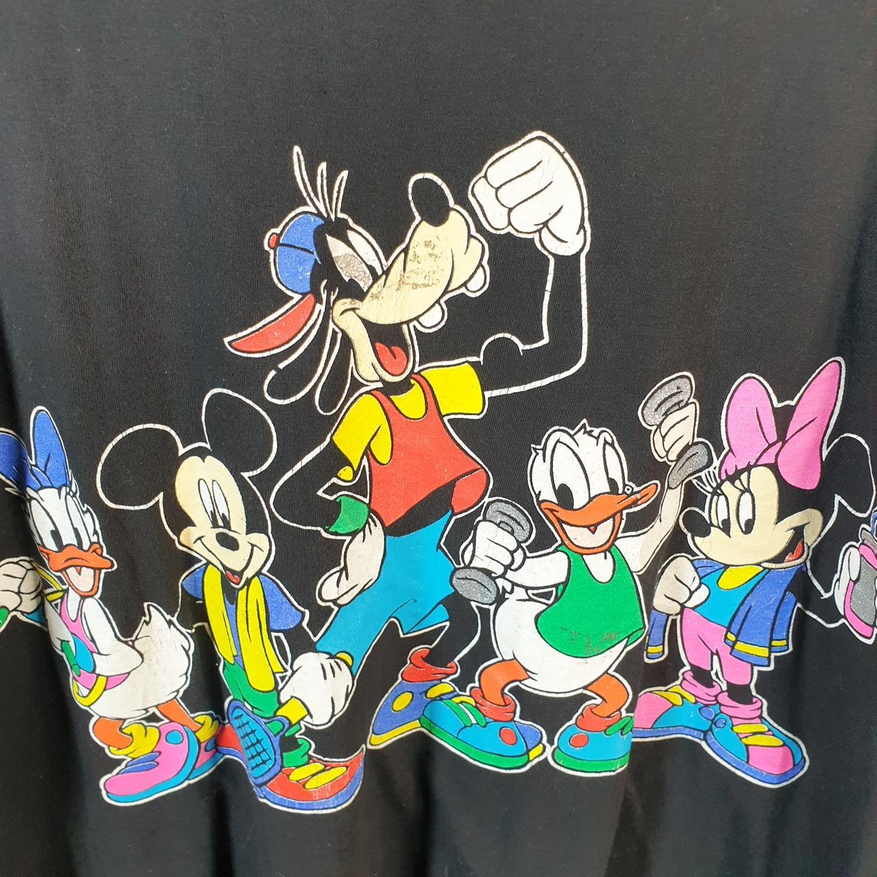 Vintage Ritz Disney Mickey Mouse 90s USA Single Stitch T Shirt Men’s Large Black