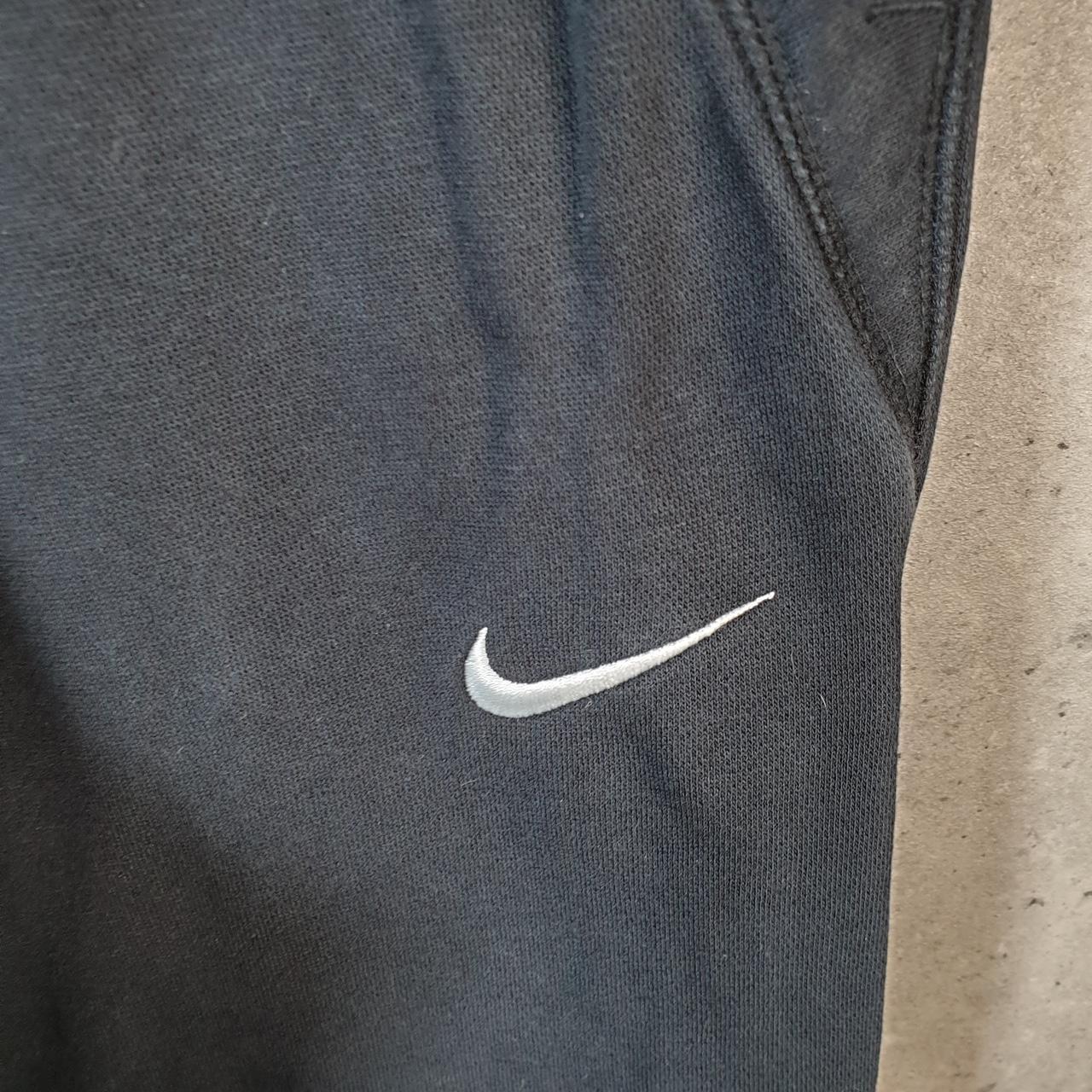 Vintage Nike Sweatpant Joggers Mens Small Black Swoosh Sports Tracksuit Big Fish Vintage