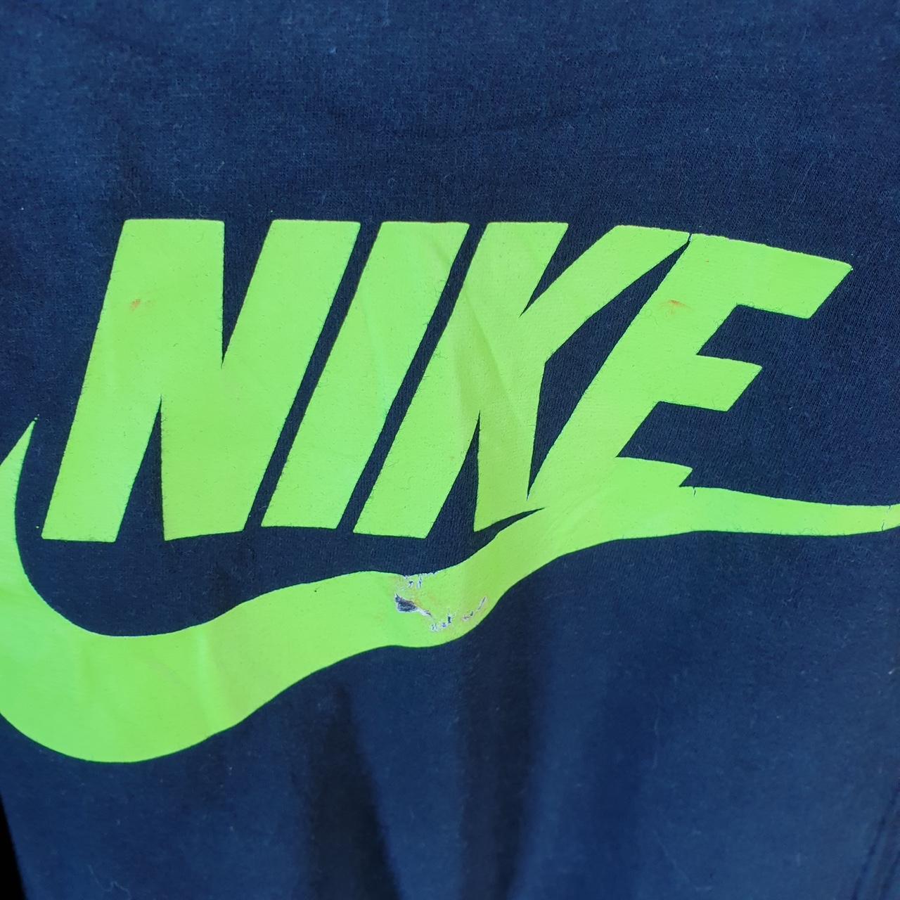 Vintage Nike Spellout Club T Shirt Men’s M Black Logo Swoosh Athletic