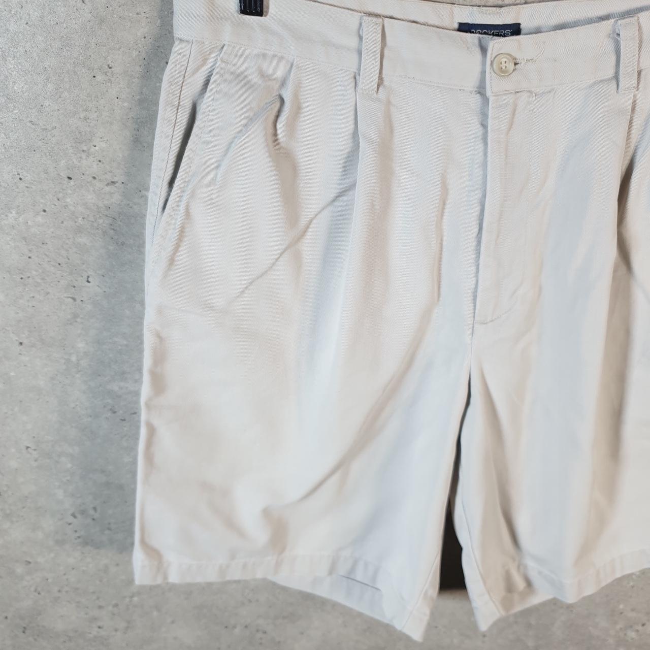 Vintage Dockers Shorts Jorts Cargo Men’s W34 White Baggy Cotton