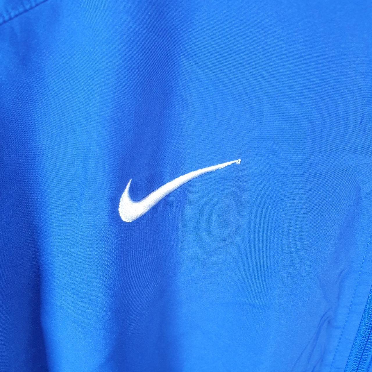 Vintage Nike Dri Fit Windbreaker Track Jacket Mens Large Blue USA Swoosh Full Zip USA