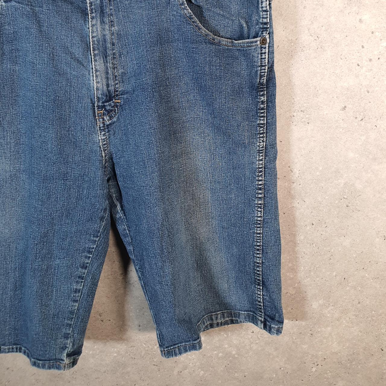 Vintage Dickies Carpenter Shorts Jorts Jeans Men’s W38 Blue Denim Relaxed Fit Baggy Workwear Big Fish Vintage