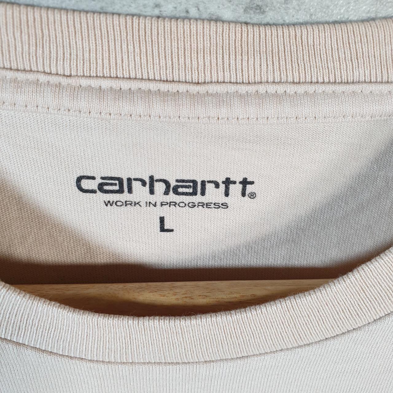 Vintage Carhartt Work In Progress WIP Chase T Shirt Men’s Large Pink Workwear Chore