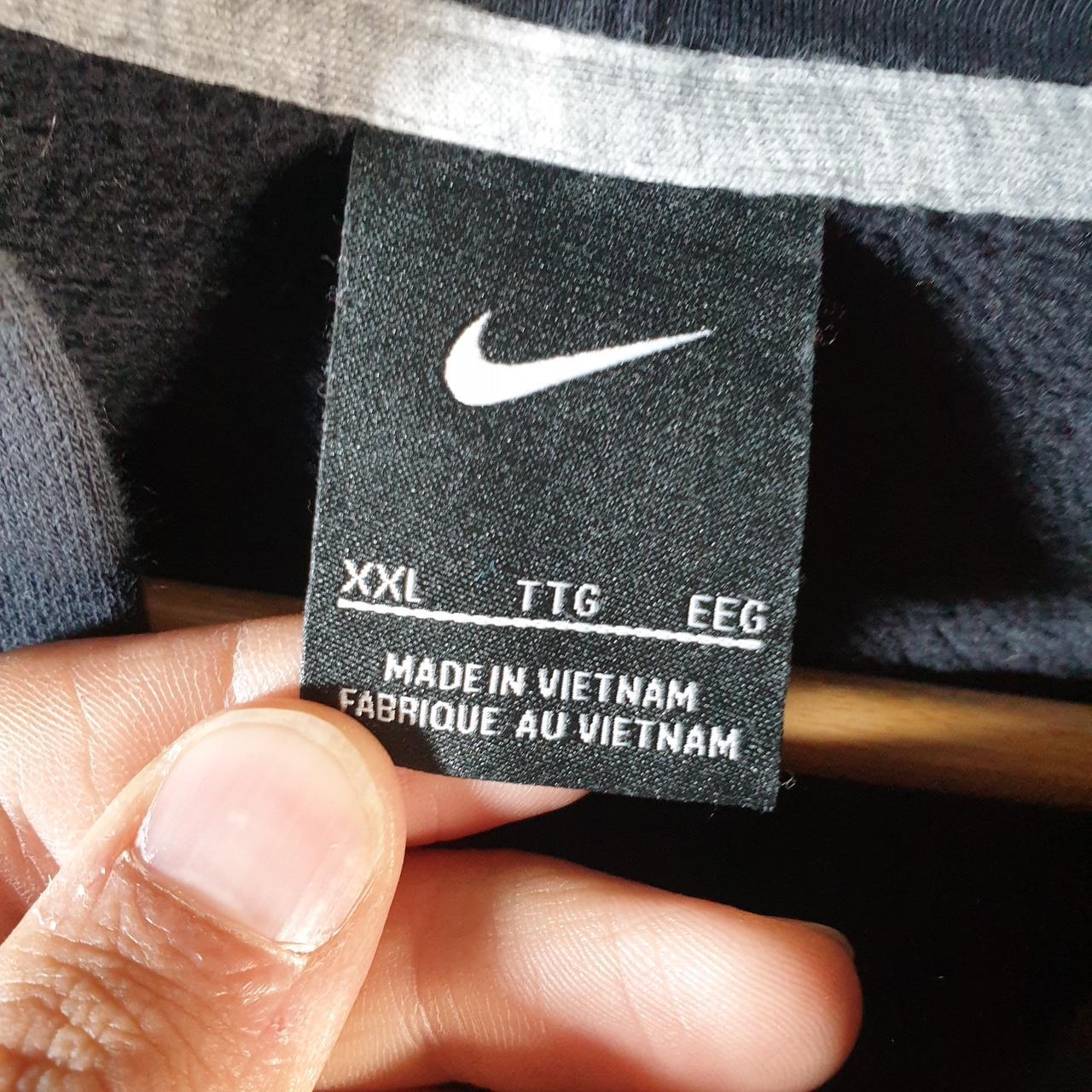 Vintage Nike Rome Swimming Hoodie Men’s 2XL Black Swoosh Y2K Pullover