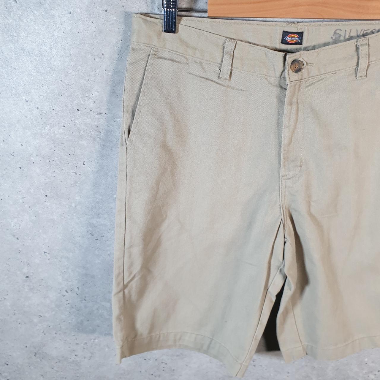 Vintage Dickies Baggy Chino Shorts Jorts Cargo Mens W32 Brown Loose Fit