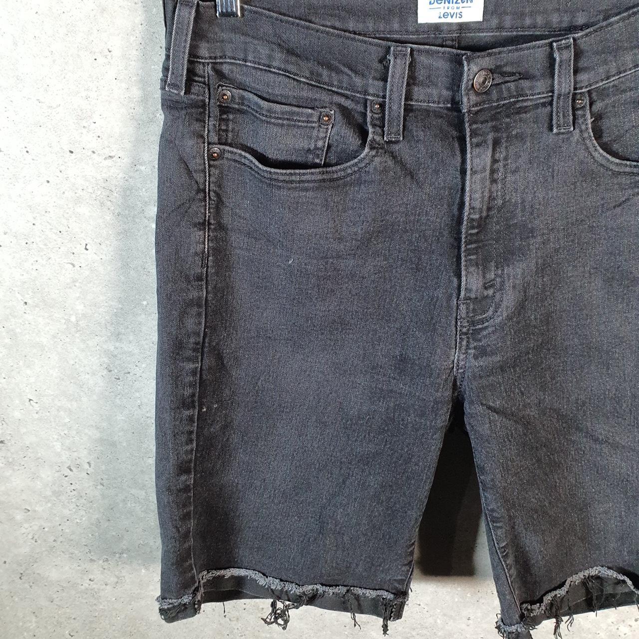 Vintage Levi’s Distressed Baggy Shorts Jorts Cargo Men’s W34 Grey Relaxed Denim A4519