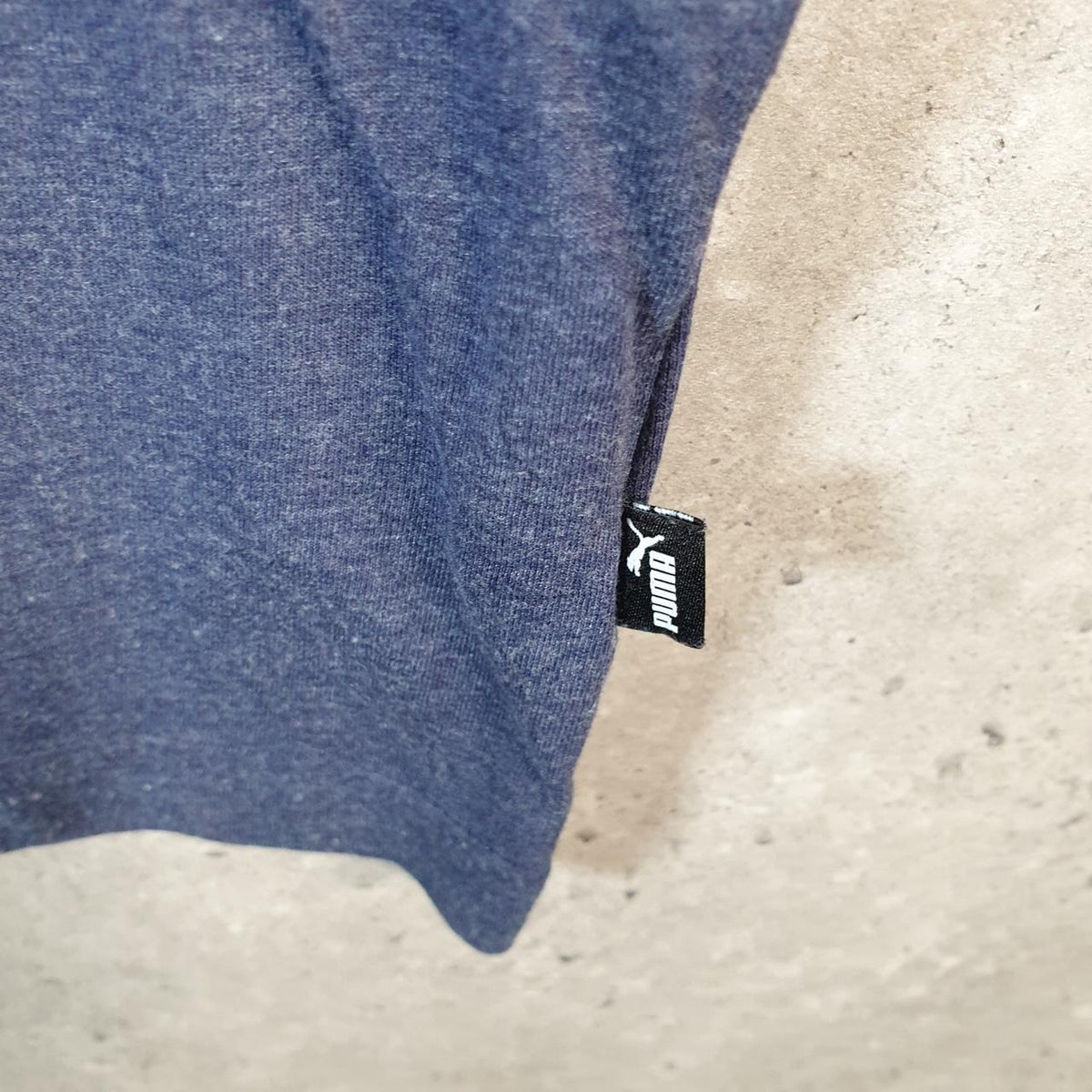 Vintage Puma Spellout T Shirt Men’s Medium Blue Logo Athletic C9875