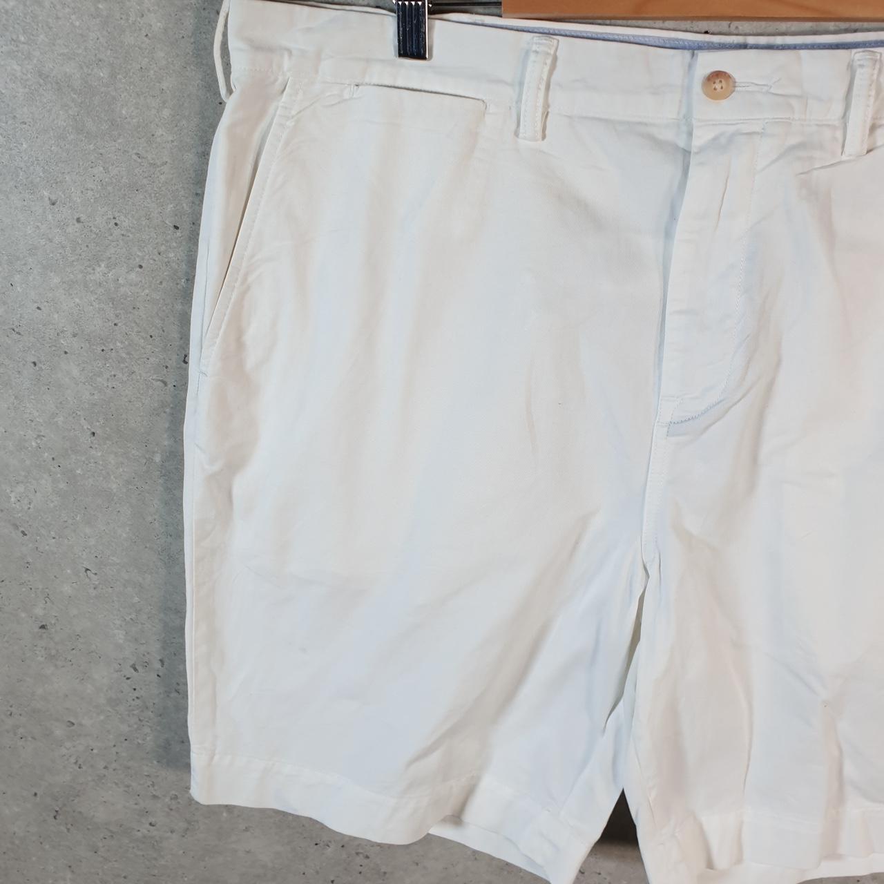 Vintage Ralph Lauren Polo Shorts Jorts Chino Cargo Men’s W40 White Baggy Cotton