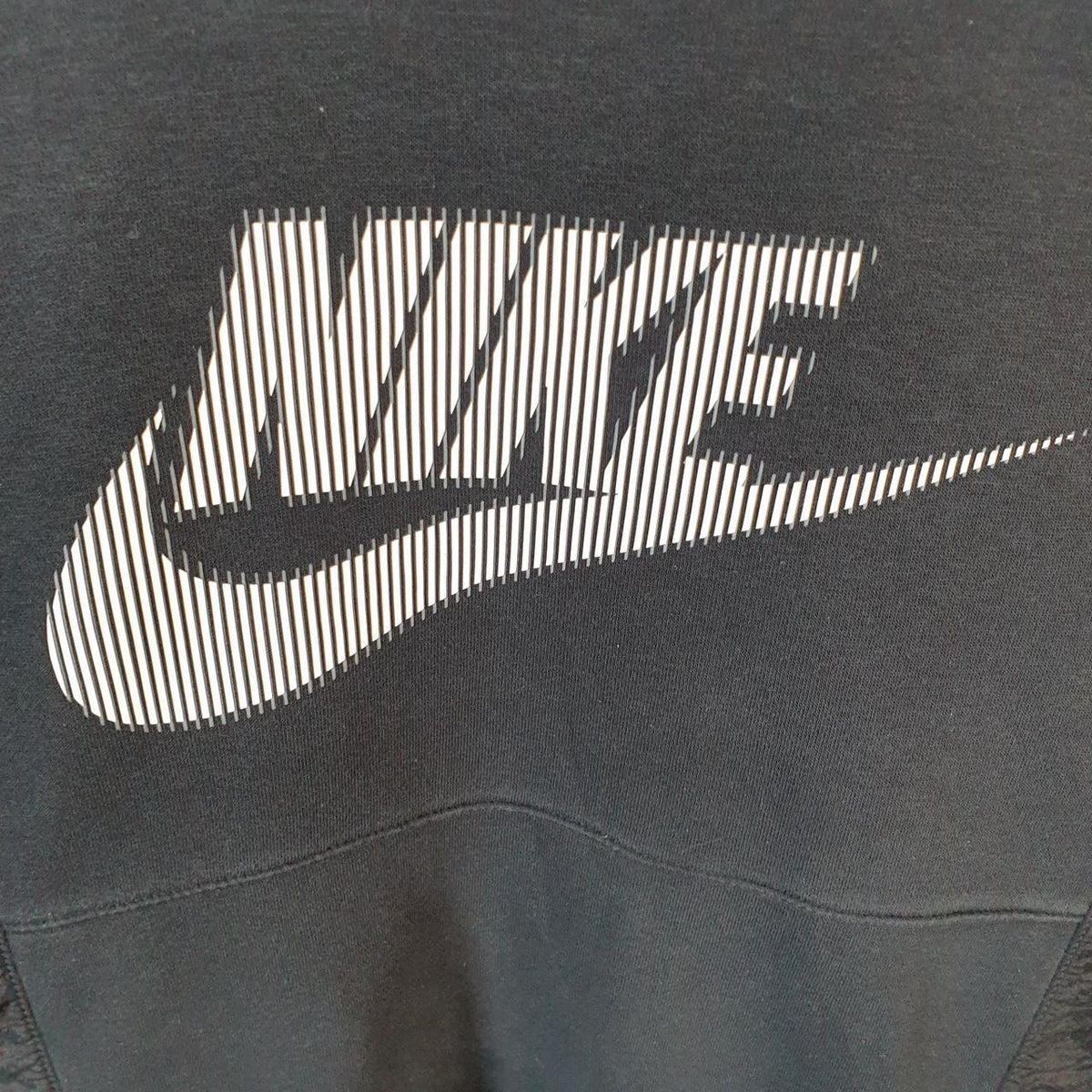 Vintage Nike Club Embroidered Sweatshirt Men’s Medium Black Swoosh Y2K Pullover Logo