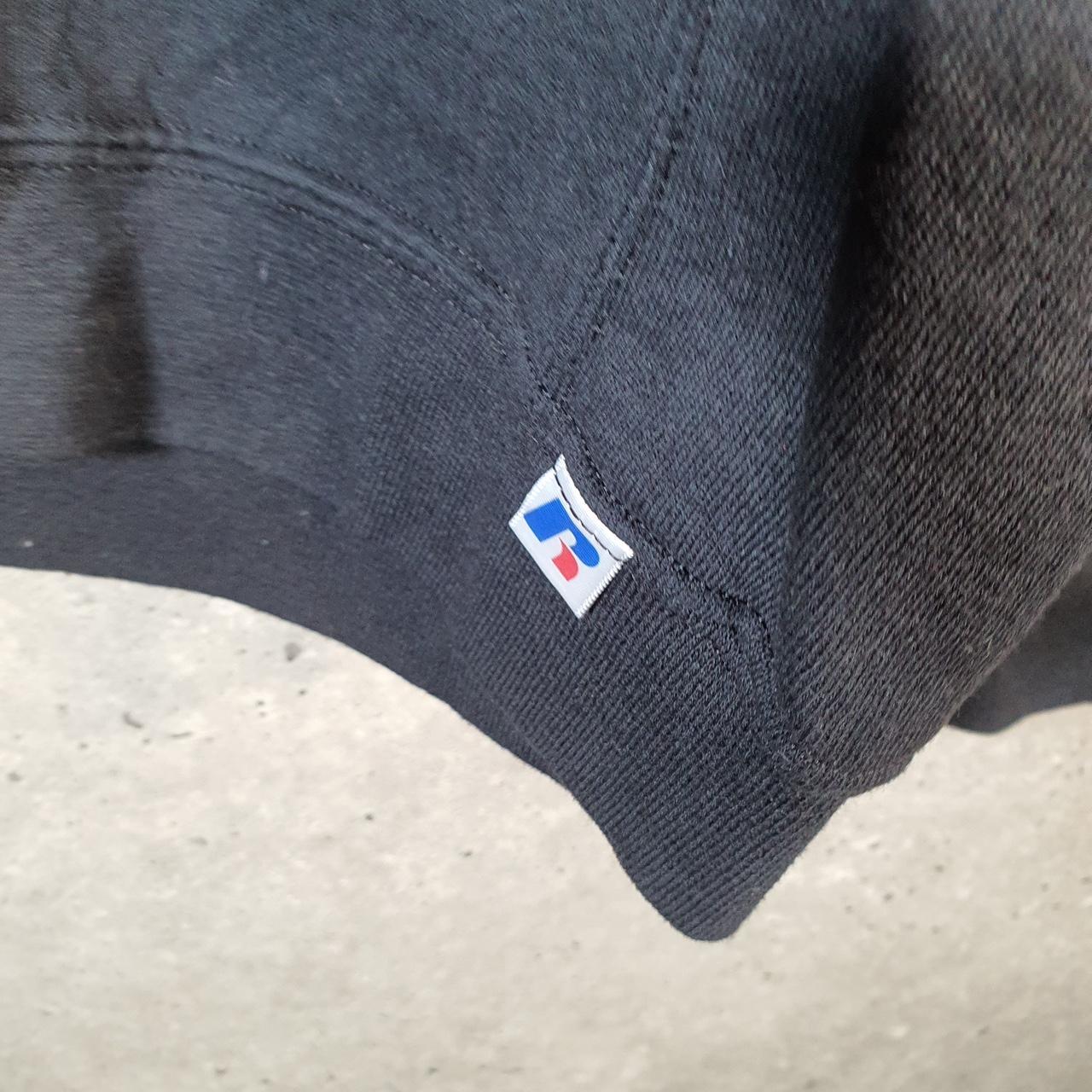 Vintage Russell Athletic Blank Sweatshirt Men’s 2XL Black Pullover Baggy