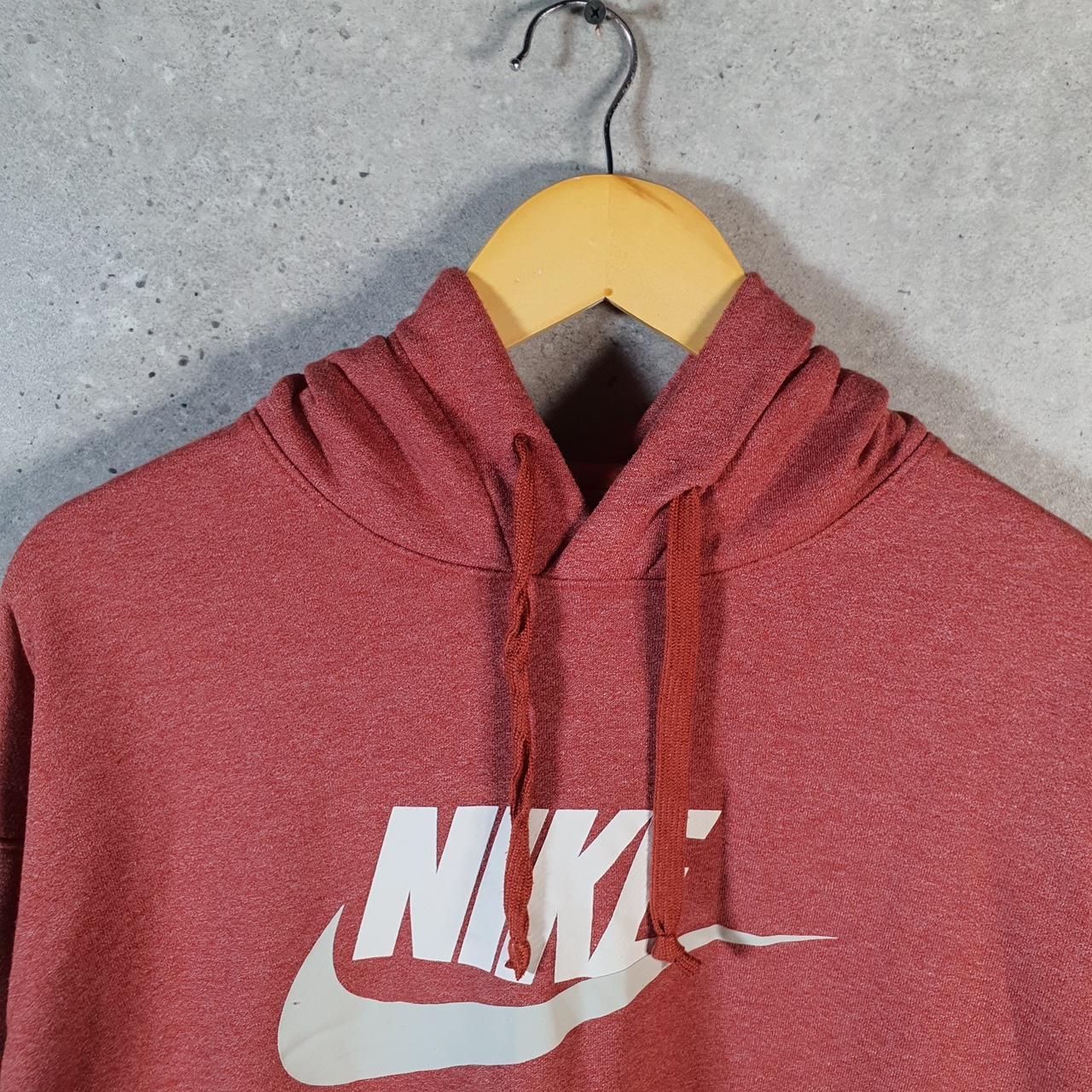 Vintage Nike Club Hoodie Men’s Large Pink Swoosh Y2K Pullover