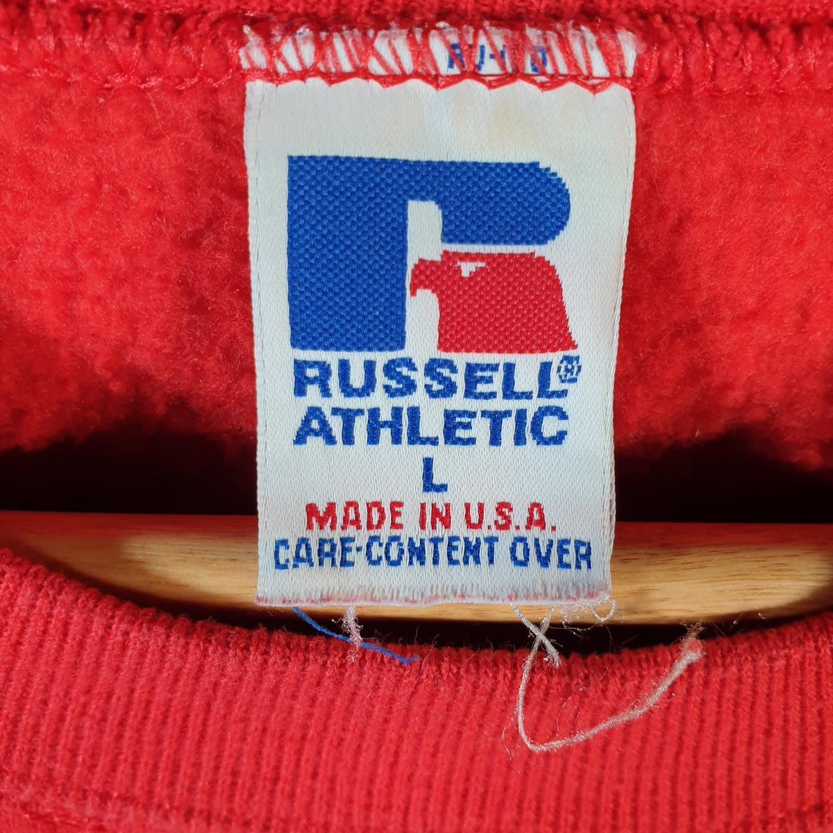 Vintage Russell Athletic Belfry Pirates 1996 USA Sweatshirt Men’s Large Red Pullover
