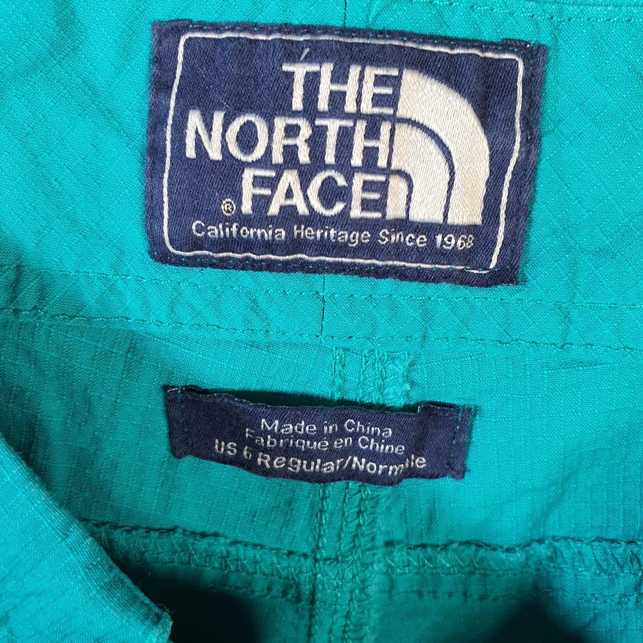 Vintage The North Face TNF Shorts Jorts Chino Cargo Womens UK8 Blue Baggy Cotton