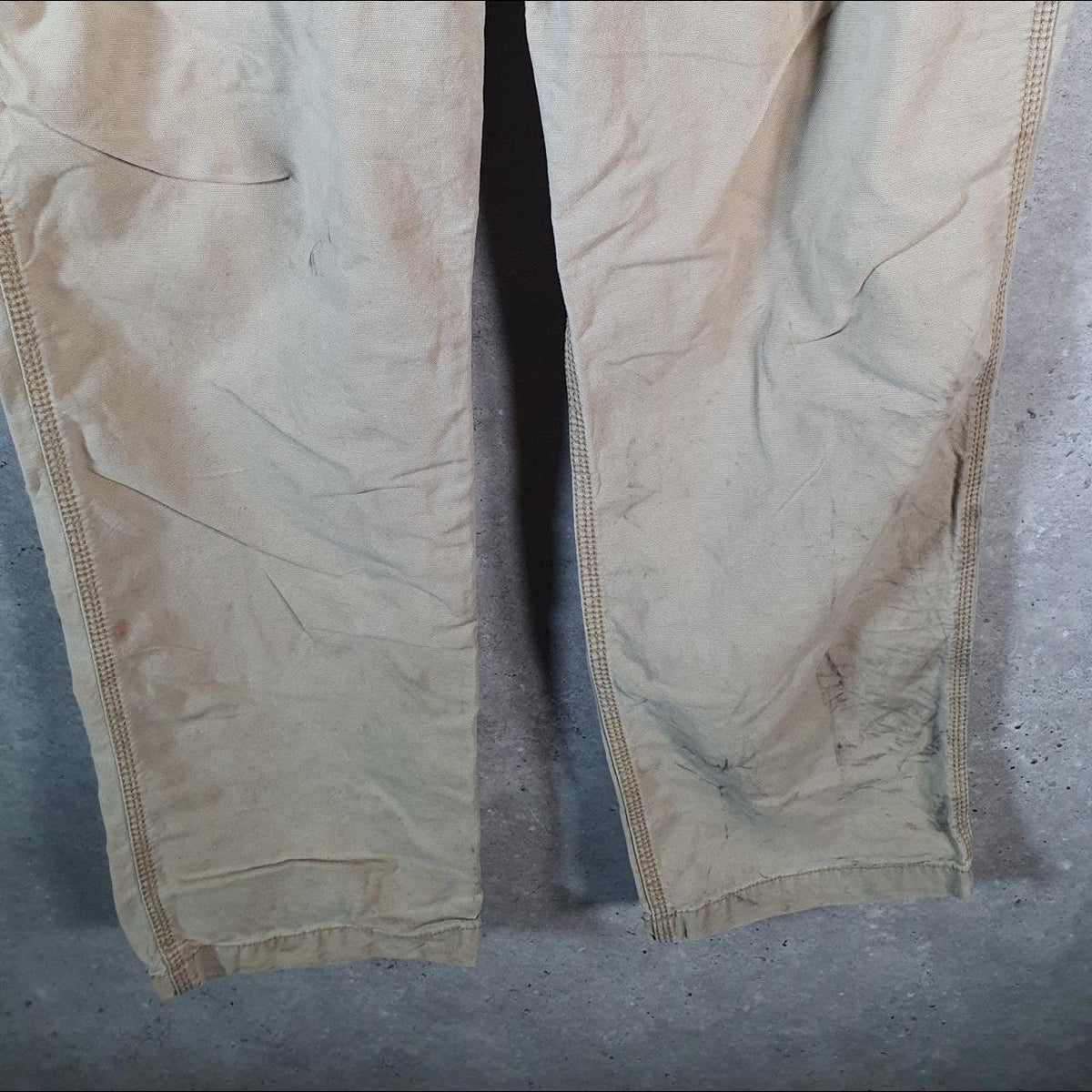 Vintage Carhartt Carpenter Trousers Mens W36 L34 Brown Relaxed Fit Workwear USA
