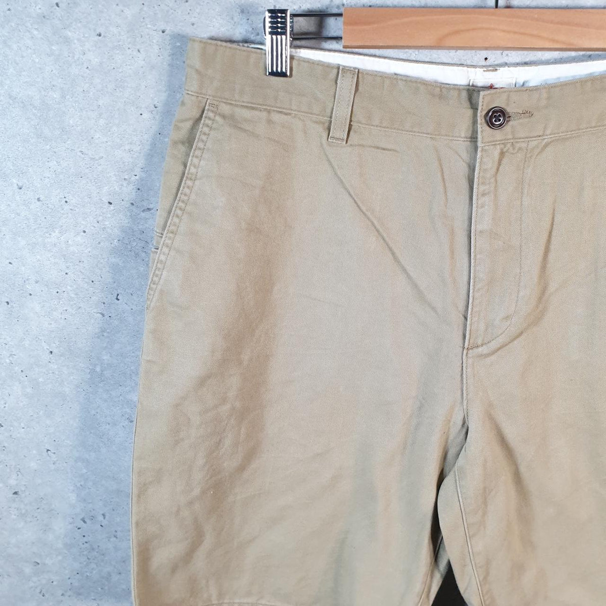 Vintage Dockers Chino Shorts Jorts Cargo Men’s W36 Brown Baggy Cotton A4395