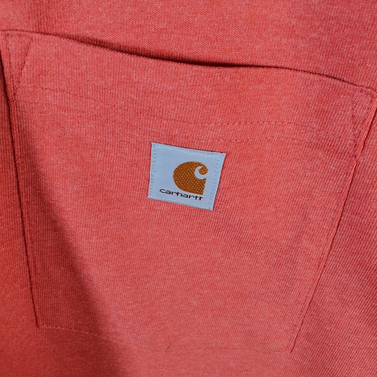 Vintage Carhartt Pocket T Shirt Womens Large Pink Workwear Chore Utility Loose Fit