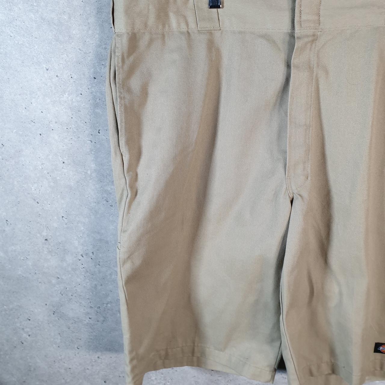 Vintage Dickies Baggy Chino Shorts Jorts Cargo Mens W42 Brown Relaxed Fit