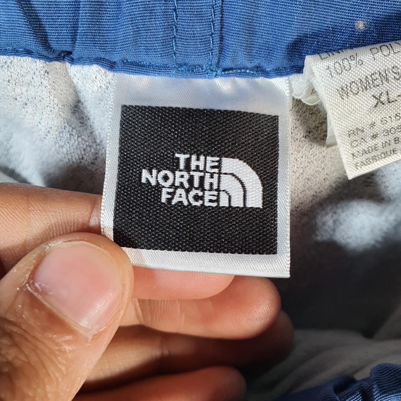 Vintage The North Face TNF Shorts Jorts Chino Cargo Womens XL Blue Baggy Cotton
