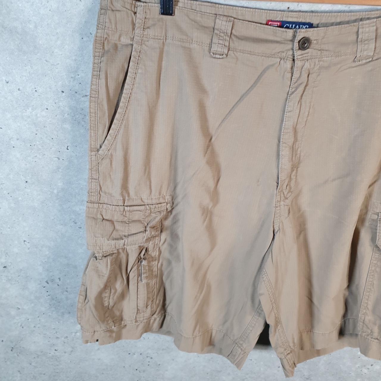 Vintage Chaps Ralph Lauren Polo Shorts Jorts Cargo Men’s W38 Brown Baggy Cotton