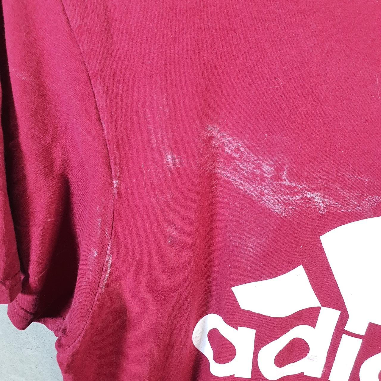 Vintage Adidas Go To Tee T Shirt Men’s Medium Red Three Stripes Logo