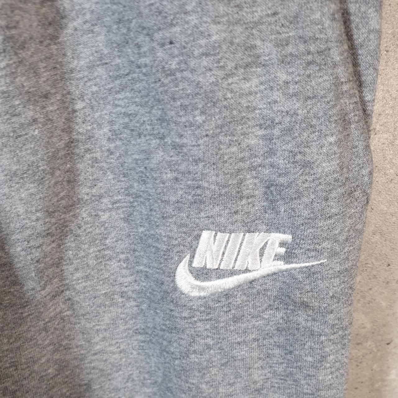 Vintage Nike Club Sweatpant Joggers Womens Large Grey Swoosh Sports Tracksuit Big Fish Vintage