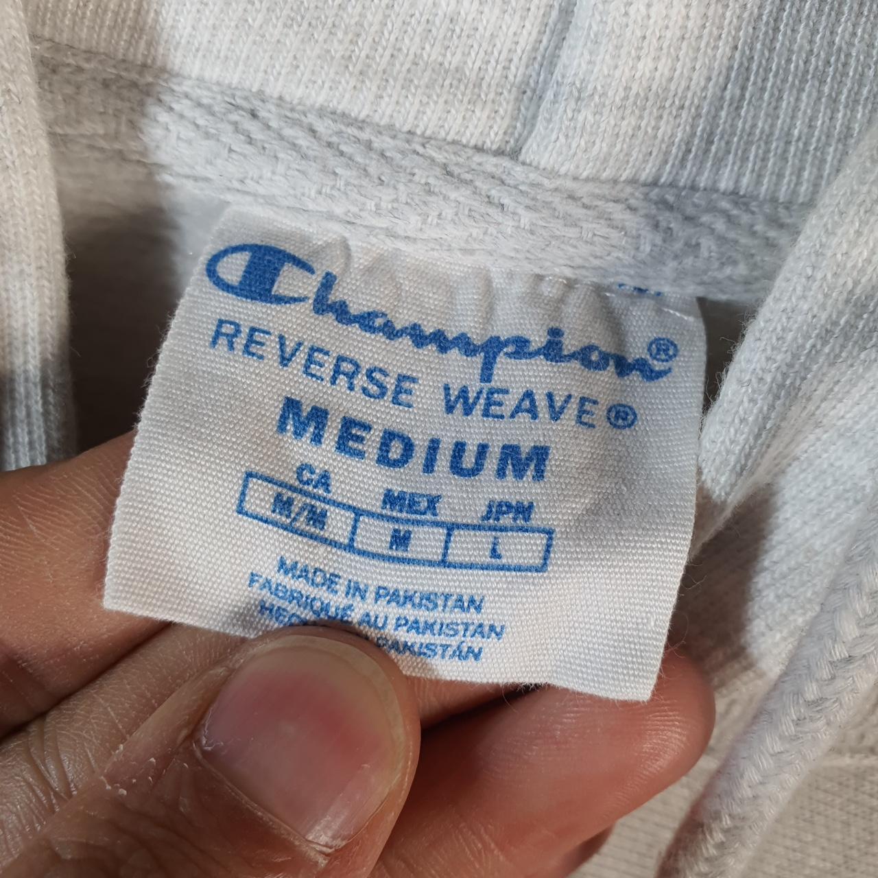 Vintage Champion Reverse Weave Hoodie Men’s Medium Grey Shipyard Park