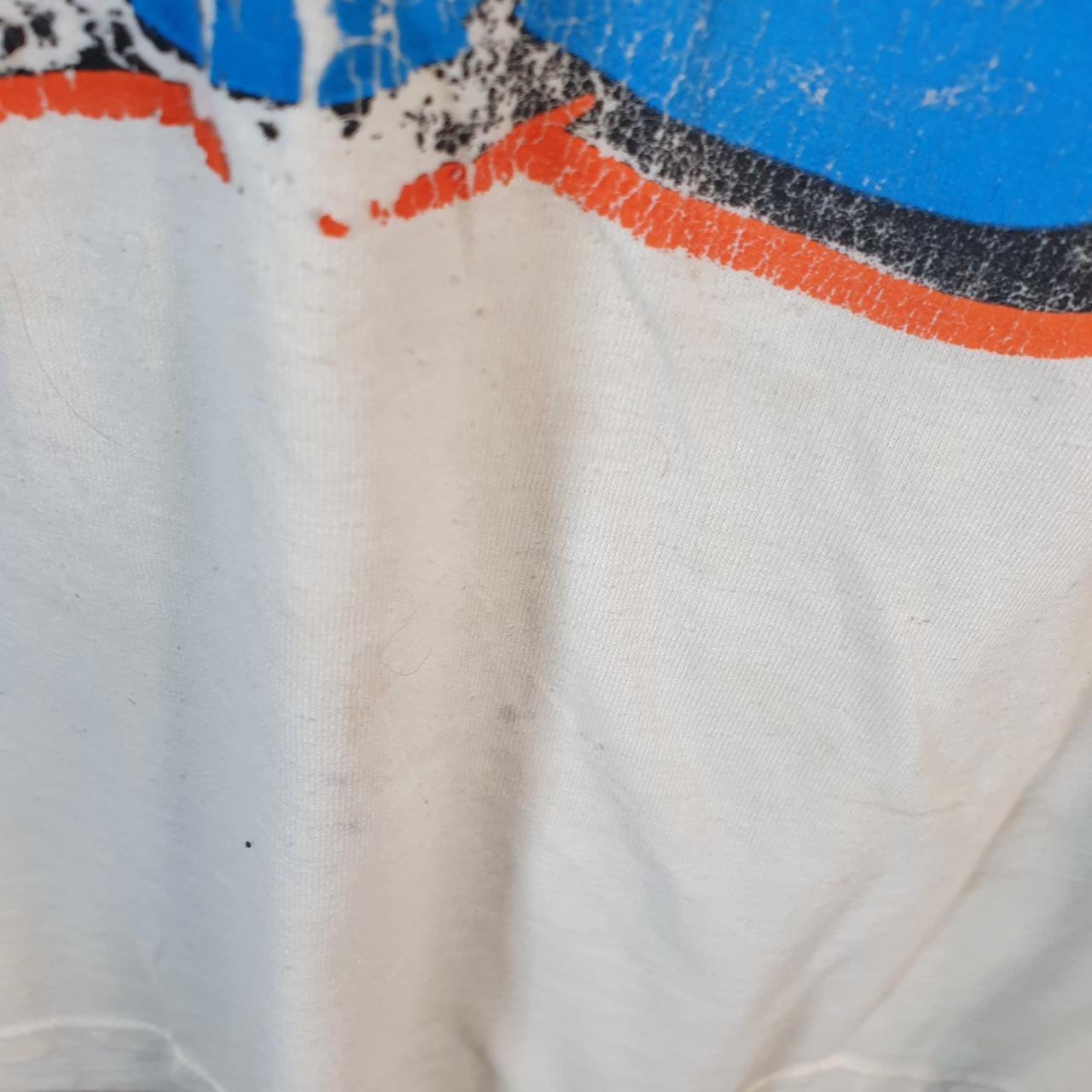 Vintage Jerzees Raisin Kids 90s USA Single Stitch T Shirt Men’s Large White