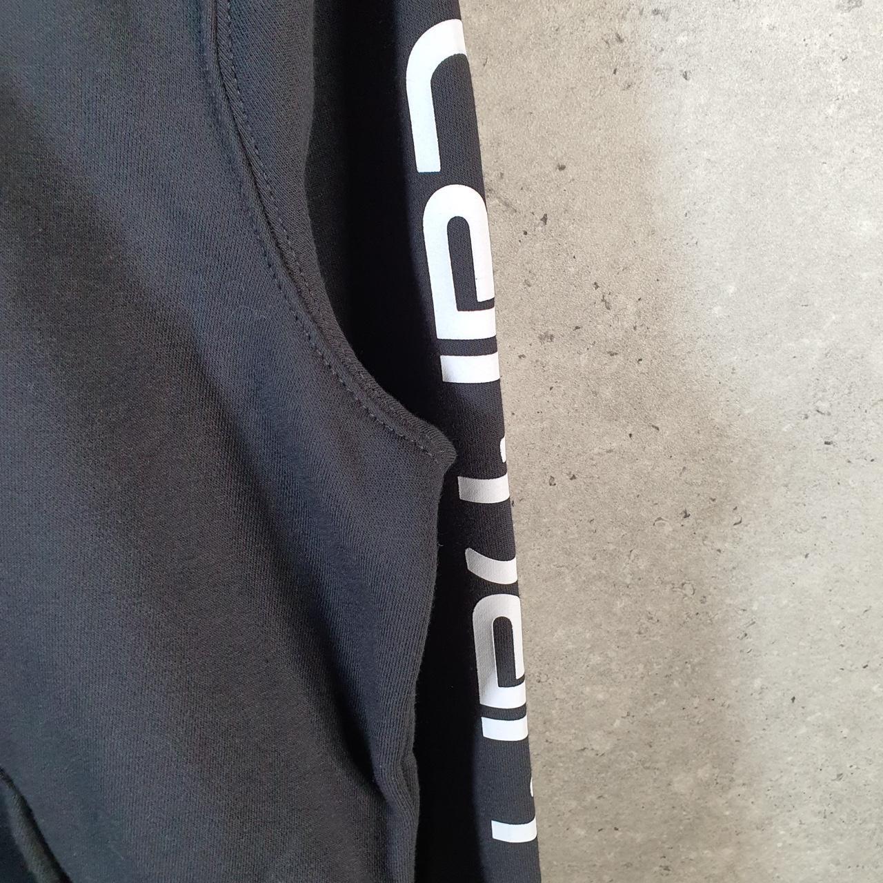 Vintage Carhartt Hoodie Womens Large Black Pullover Blank USA Relaxed Fit