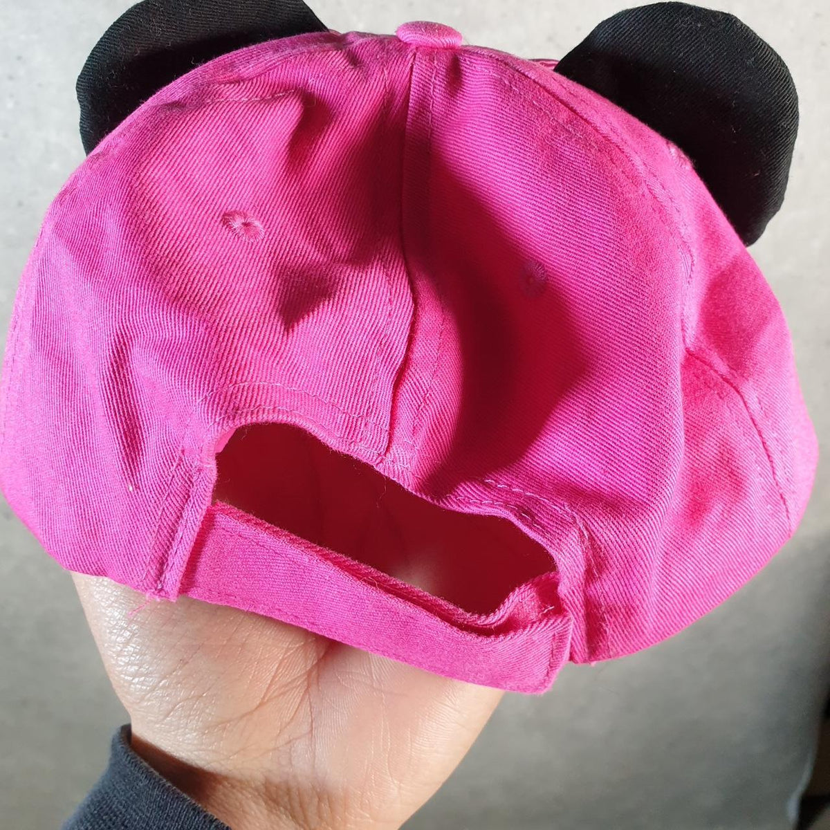 Vintage Disney Minnie Mouse Cap Girls USA Spellout Athletic Adjustable C8545