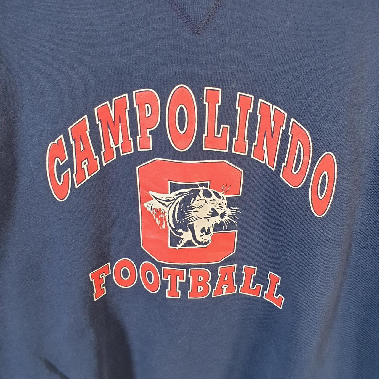 Vintage Russell Athletic Sweatshirt Men’s XL Navy Blue USA Campolindo Football