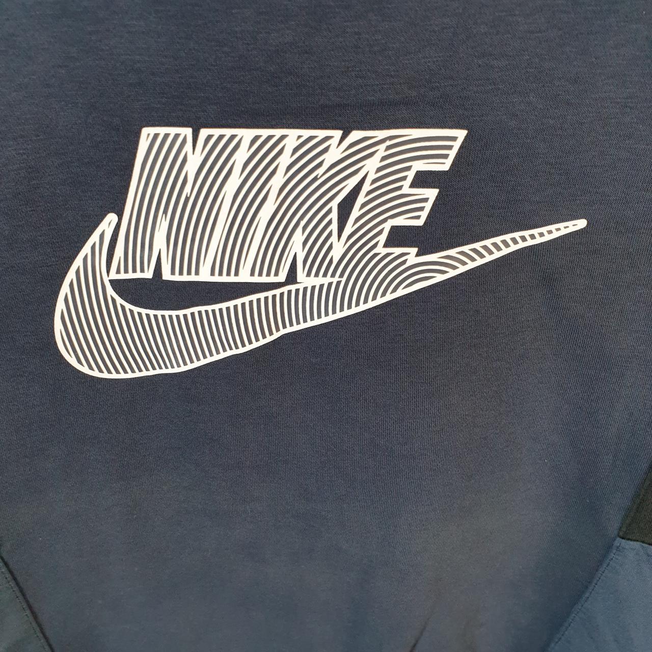 Vintage Nike Club Embroidered Sweatshirt Men’s Medium Navy Blue Swoosh Y2K Pullover