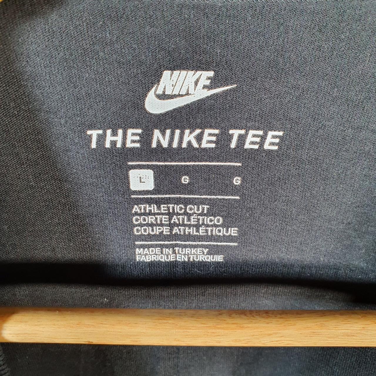 Vintage Nike Spellout T Shirt Shirt Men’s Large Black Logo Swoosh Athletic C9853