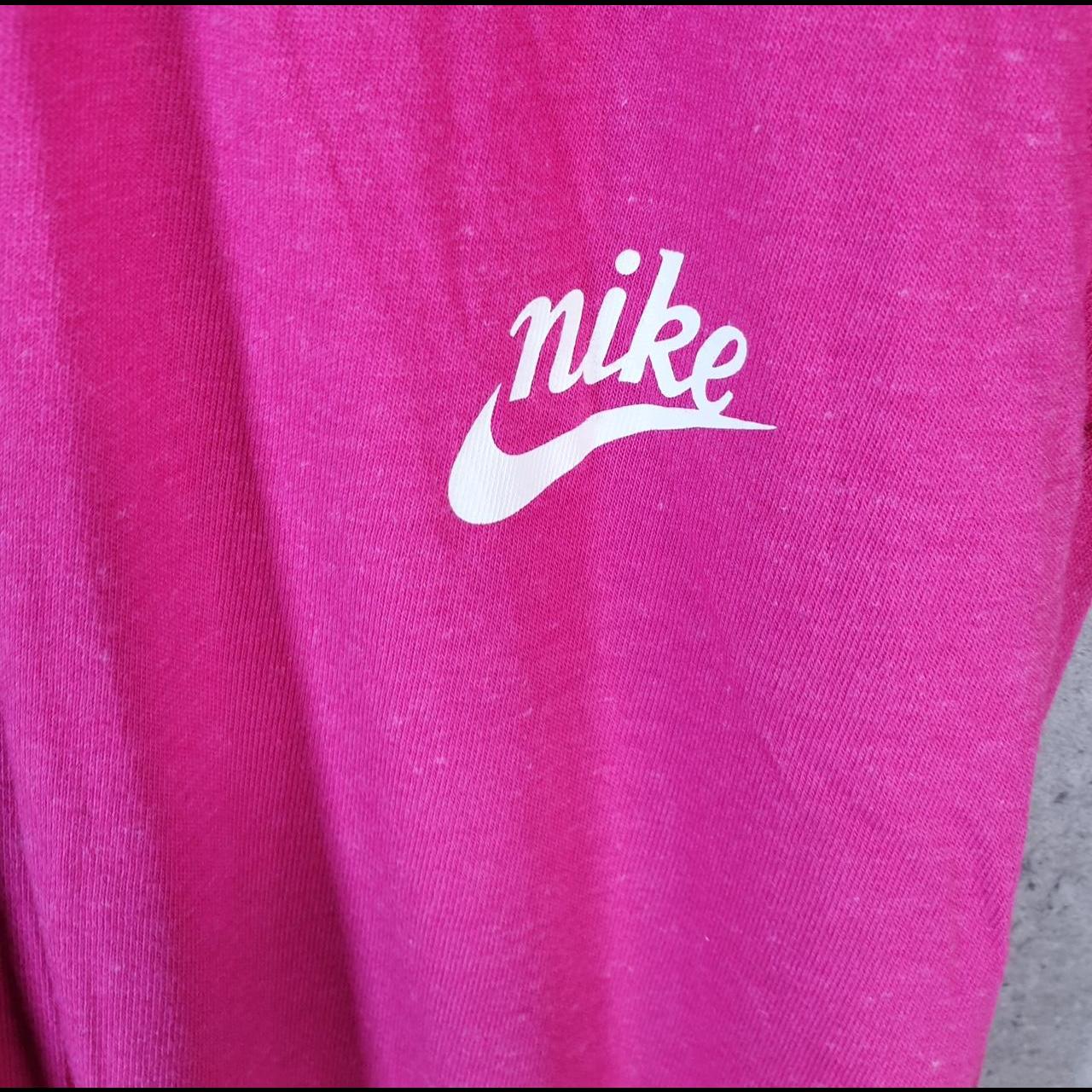 Vintage Nike Club Sweatpant Joggers Womens Large Pink Swoosh Sports Tracksuit Big Fish Vintage