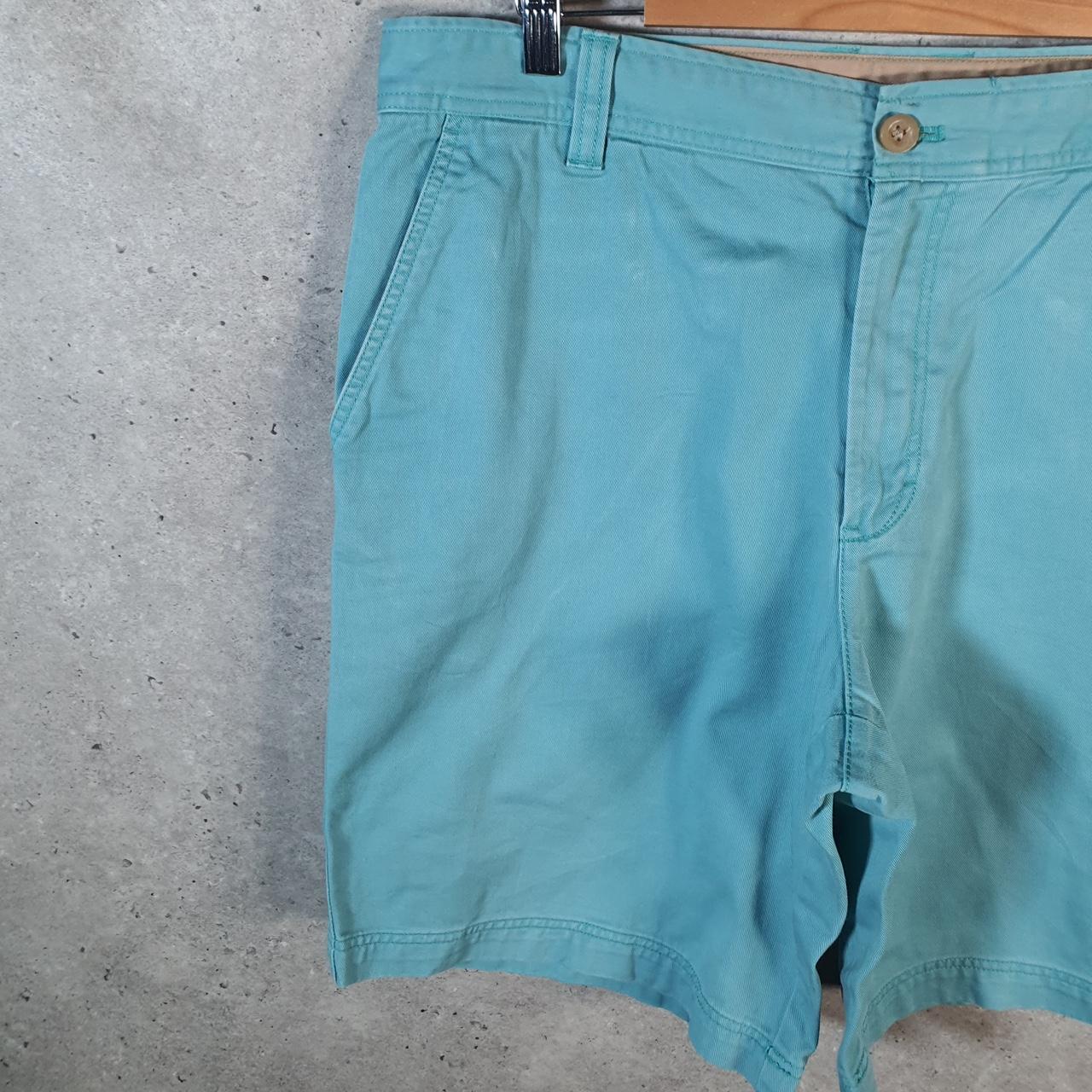 Vintage Izod Golf Chino Shorts Jorts Cargo Men’s W36 Blue Baggy Cotton